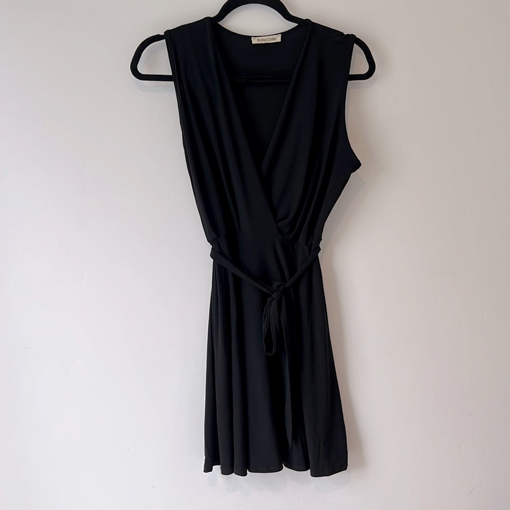 Simple black dress